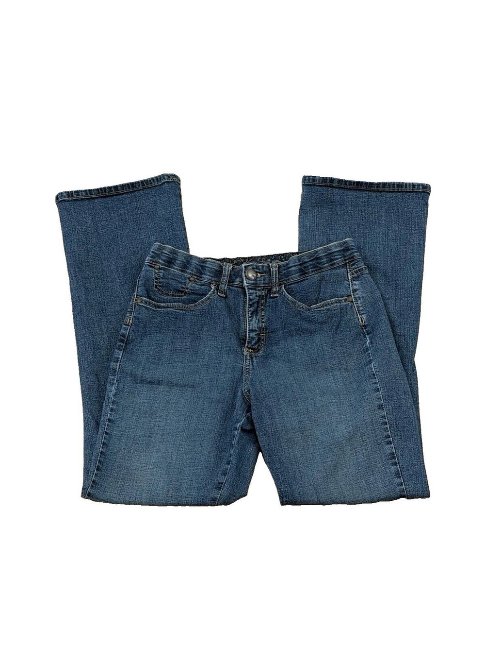 Lee Comfort Band Button Flap Pocket Bootcut Jeans Blue Stretch - 28 x 30